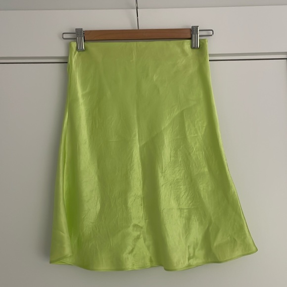 Aritzia Mini Slip Skirt, Babaton size 2 - Picture 1 of 4